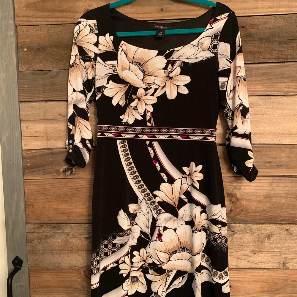 3 quarter sleeve dress